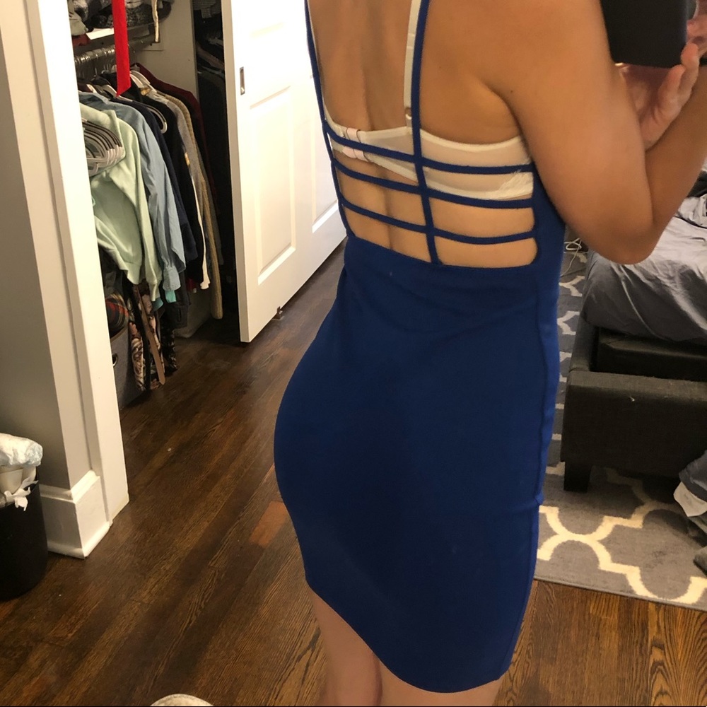 Blue Windsor dress